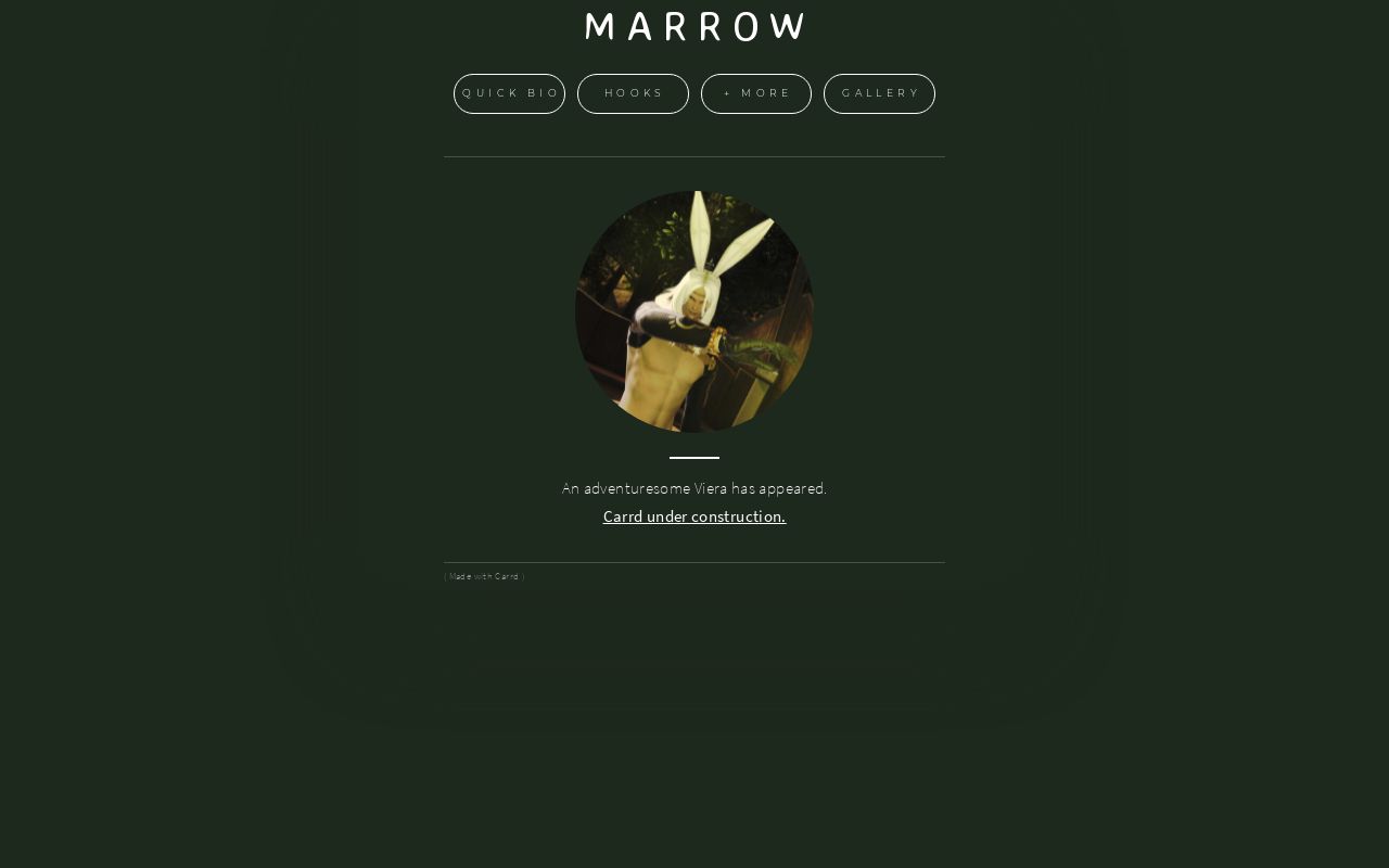 Carrd profile picture for @marrow